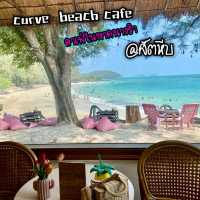 คาเฟ่ริมหาดสัตหีบ Curve  beach  cafe