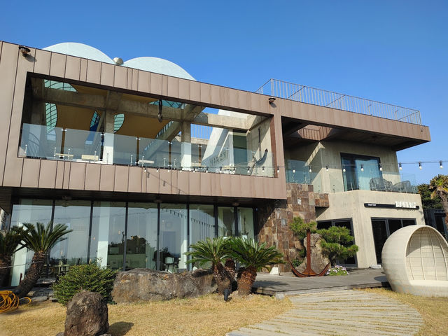 🍊💓제주 오션뷰 서귀포 베이커리 카페 '게우지코지 카페'