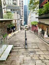 香港　香港観光　石板街 (Stone Slab Street)に行ってきた！