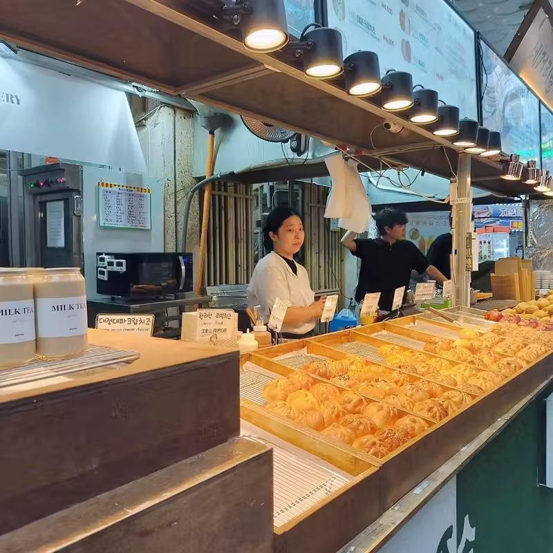 A lovely Local jeju market