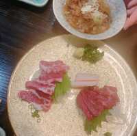 【阿蘇庭 山見茶屋】馬刺し最高❤️