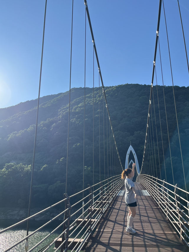 괴산 갈론마을 가볼만한 곳 연하협구름다리 추천 !🌉