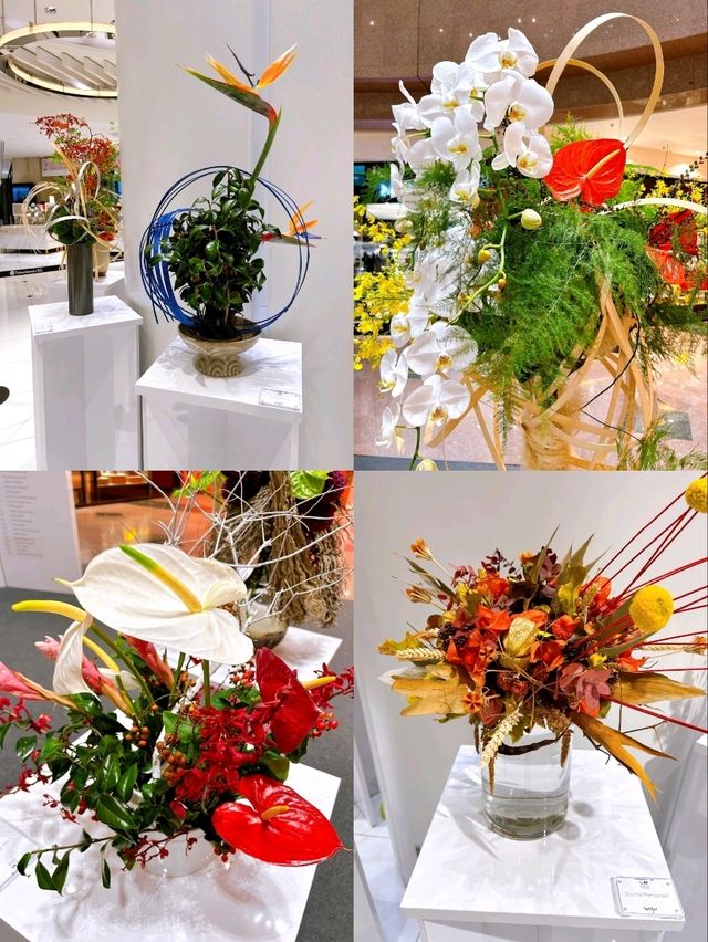 Stunning Sogetsu Ikebana Awakening Exhibition 