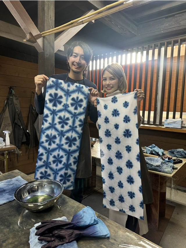 【群馬県】藍染め体験@たくみの里・染め家