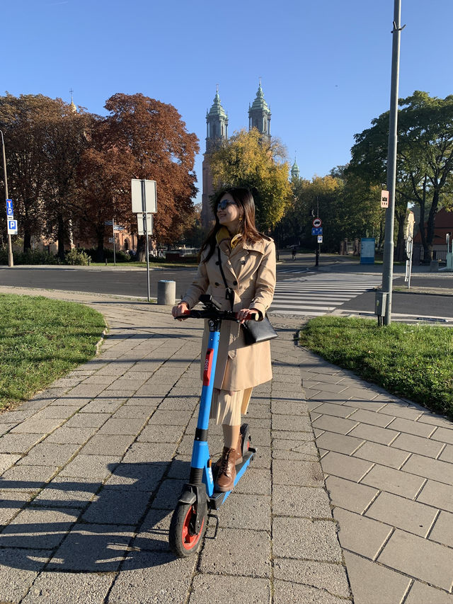 Autumn Serenity: A Stroll Through Poznań's Historic Ostrów Tumski