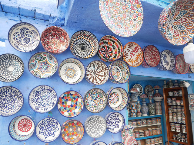 青の街🇲🇦の世界遺産シャウエンでお買い物