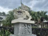 青島的自然生態岩石「鬼之洗衣板」及青島神社⛩️