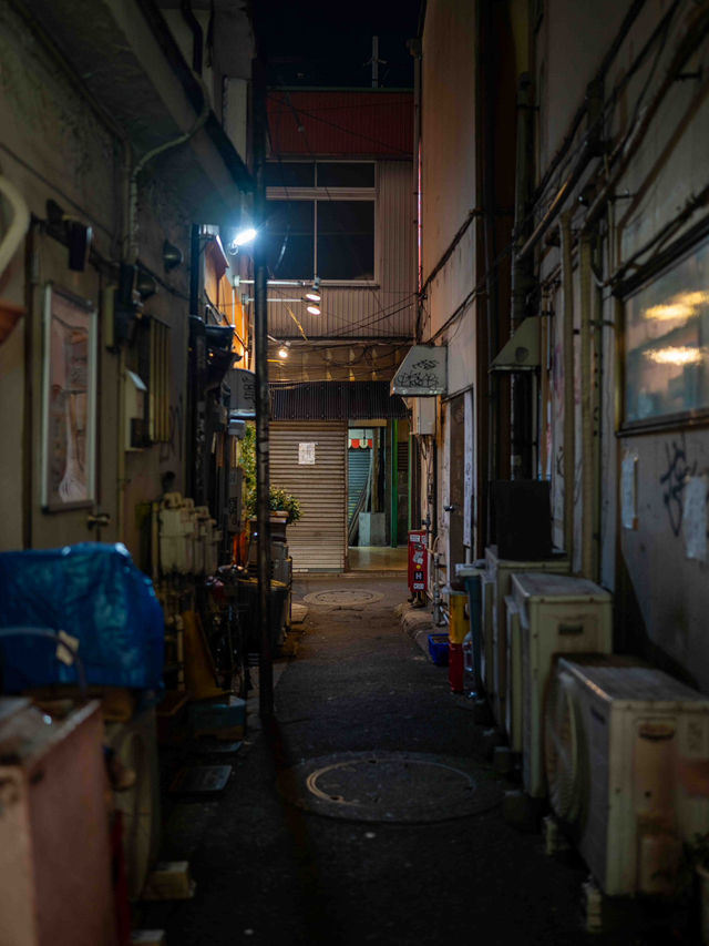 【レトロな光と影が交差する】三角地帯の夜スナップ📸🏮