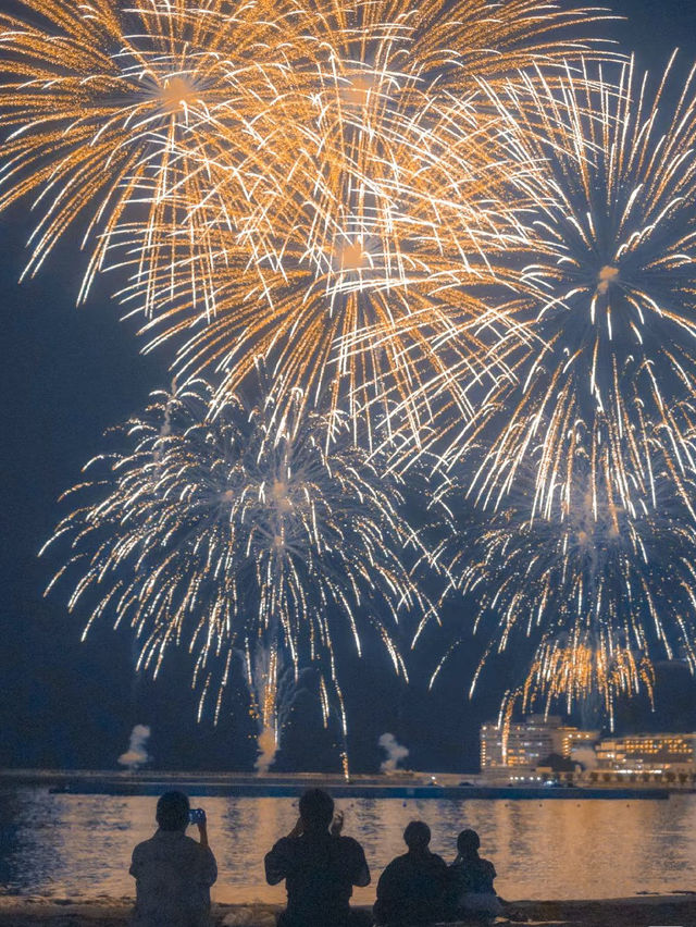 幸せすぎる！熱海の花火大会は一度じゃ足りない🎆✨