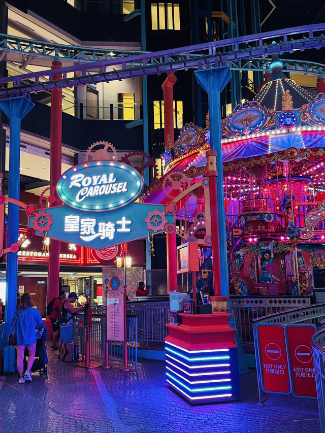 Neon Nostalgia at the Royal Carousel