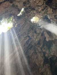 Golden Tranquility at Huyen Khong Cave – A Hidden Sunset Gem in Da Nang