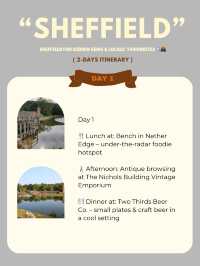 Sheffield for Hidden Gems & Locals’ Fav
