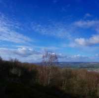 Beautiful surroundings and lots of paths leading from the public bridleway