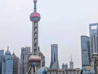 the bund by day and night 