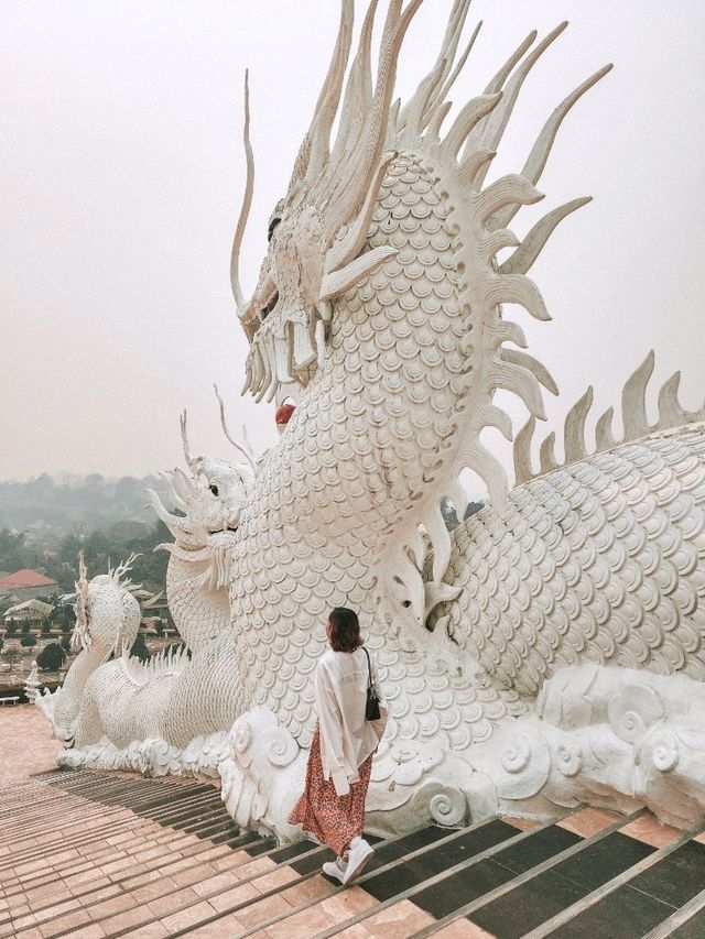 Serene Views and Religious Vibe at Wat Huay Pla Kang 🛕🌸