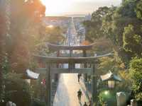 九州福岡景點 宮地嶽神社與光の道