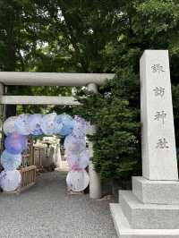 札幌　お花が沢山　写真映え♪札幌諏訪神社