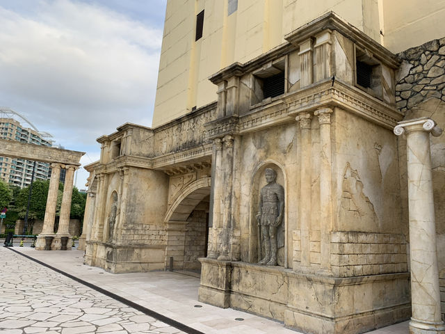 澳門🇲🇴漁人碼頭羅馬劇場🎭仿古建築