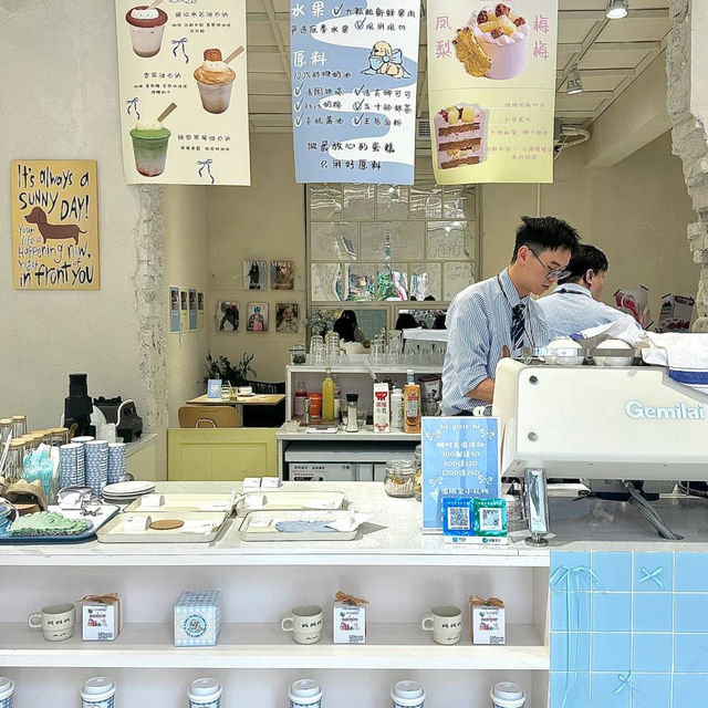 คาเฟ่เสไตล์เกาหลี ในจีน Babyblue คาเฟ่เสไตล์เกาหลี ในจีน Babyblue