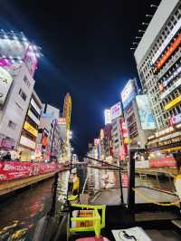 【大阪】道頓堀水上觀光船~超推！還會經過跑跑人招牌與跑跑人一起RUN!
