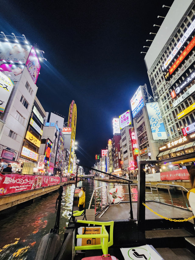 【大阪】道頓堀水上觀光船~超推！還會經過跑跑人招牌與跑跑人一起RUN!