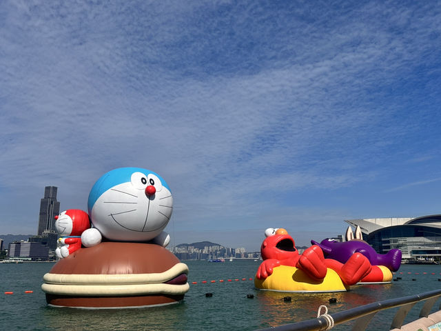 中環海濱活動空間~香港美酒佳餚節,巧遇多啦A夢、芝麻街四個大可愛! 中環海濱活動空間~香港美酒佳餚節,巧遇多啦A夢、芝麻街四個大可愛!