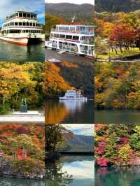 深秋絕景!十和田湖游船仿佛駛入油畫世界🍁