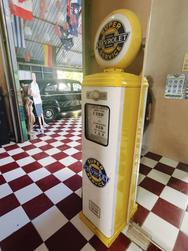 Vintage gas pumps are the hidden stars of Kebon Vintage Cars