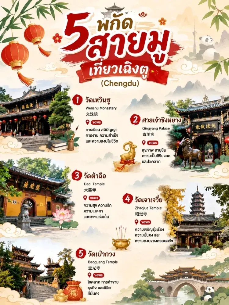 청두의 고즈넉한 분위기 느끼기.