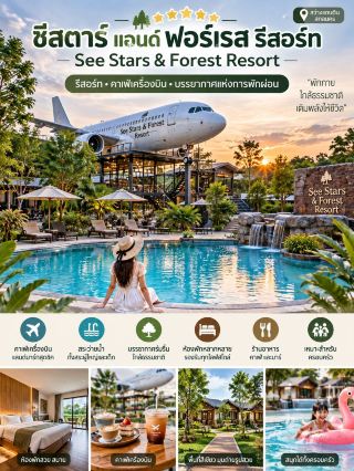 See Stars & Forest Resort サコンナコンの新しいランドマーク 🌿✈️