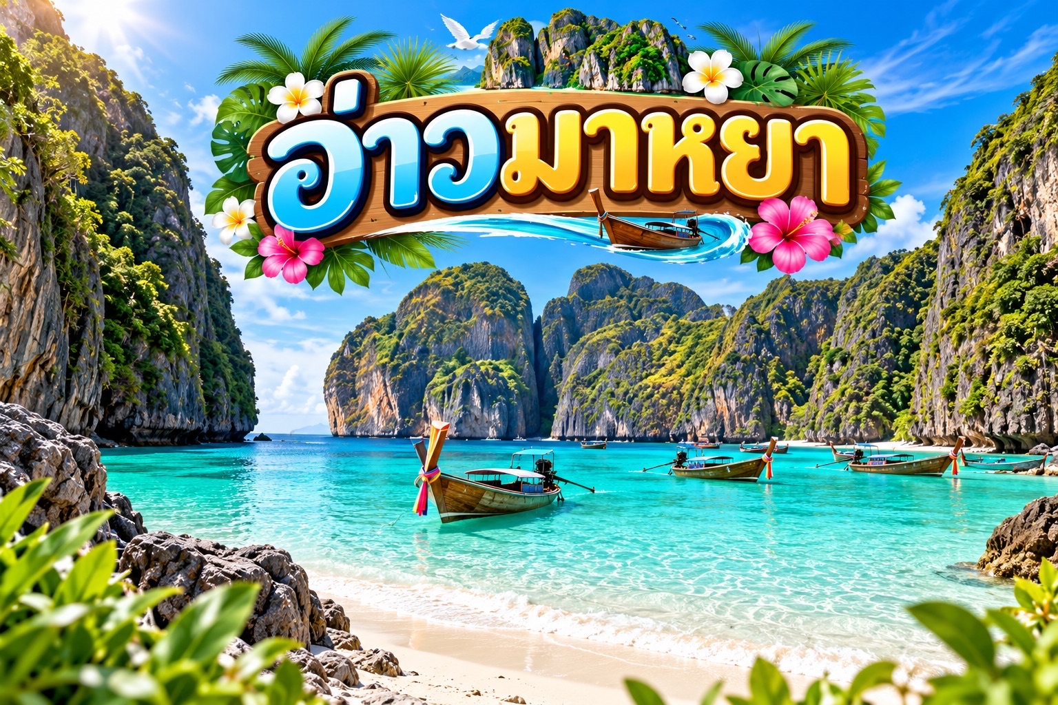 ถ้าพูดถึงทะเลไทยที่สวยจนเหมือนภาพวาด ต้องยกให้ อ่าวมาหยา (Maya Bay) ตั้งอยู่บนเกาะพีพีเล จังหวัดกระบี่ หนึ่งในสถานที่ท่องเที่ยวทางทะเลที่มีชื่อเสียงระดับโลก โดดเด่นด้วยหาดทรายขาวละเอียด น้ำทะเลสีฟ้าเทอร์ควอยซ์ใสราวกระจก และหน้าผาหินปูนขนาดใหญ่ที่โอบล้อมอ่าวไว้อย่างงดงาม 🌴☀️

เมื่อเดินทางมาถึง จะได้สัมผัสบรรยากาศของธรรมชาติที่สวยอลังการ มองเห็นผืนน้ำสีฟ้าตัดกับภูเขาหินปูนสีเขียว เป็นมุมถ่ายภาพที่สวยแทบทุกมุม ไม่ว่าจะถ่ายภาพวิวทะเล เดินเล่นบนชายหาด หรือเก็บภาพความประทับใจท่ามกลางทิวทัศน์อันโดดเด่น 📸💚

🐠 กิจกรรมที่น่าสนใจ

· เดินชมความงดงามของอ่าวและชายหาด
· ถ่ายภาพกับวิวหน้าผาหินปูนและน้ำทะเลสีฟ้า
· ล่องเรือชมเกาะพีพีและอ่าวใกล้เคียงตามโปรแกรมทัวร์
· เรียนรู้การอนุรักษ์ระบบนิเวศทางทะเลและสิ่งมีชีวิตใต้ท้องทะเล

🗓️ แนะนำทริป 1 คืน 2 วัน
วันแรกเดินทางไปเกาะพีพี ชมทะเลและสถานที่ท่องเที่ยวใกล้เคียง พักค้างคืนบนเกาะพีพีดอน ส่วนวันที่สองเดินทางไปเที่ยวอ่าวมาหยาตามรอบเรือและเงื่อนไขการเข้าชมที่กำหนด

💚 ข้อควรรู้ก่อนเดินทาง: อ่าวมาหยาเป็นพื้นที่ธรรมชาติที่มีมาตรการอนุรักษ์ ควรตรวจสอบวันเปิดเข้าชม เวลาเดินทาง และข้อกำหนดล่าสุดก่อนจองทัวร์ โดยทั่วไปไม่อนุญาตให้ลงเล่นน้ำในอ่าวตามมาตรการคุ้มครองระบบนิเวศ และควรปฏิบัติตามคำแนะนำของเจ้าหน้าที่อย่างเคร่งครัด

🌺 ใครกำลังมองหาทริปทะเลที่ได้ทั้งความสวยงาม ความสงบ และภาพถ่ายสุดประทับใจ อ่าวมาหยาคือหนึ่งในจุดหมายที่ควรไปสัมผัสด้วยตาตัวเองสักครั้ง แล้วคุณจะเข้าใจว่าทำไมทะเลไทยจึงเป็นที่หลงรักของนักเดินทางทั่วโลก 🇹🇭💙

#อ่าวมาหยา #MayaBay #เกาะพีพี #เกาะพีพีเล #จังหวัดกระบี่ #เที่ยวกระบี่ #ทะเลอันดามัน #ทะเลไทย #ทะเลสีฟ้า #หาดทรายขาว #เที่ยวเกาะ #เที่ยวทะเล #ทริป1คืน2วัน #เที่ยวไทย #ธรรมชาติสวยงาม