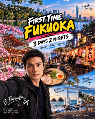 🇯🇵 First Time in Fukuoka? 3 Days 2 Nights of Ramen, Yatai & Seaside Views