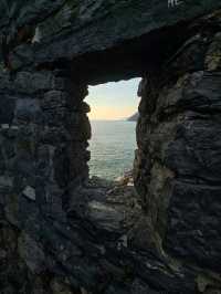 PORTOVENERE : A Castle at the peak of an Italian coast