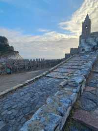 PORTOVENERE : A Castle at the peak of an Italian coast