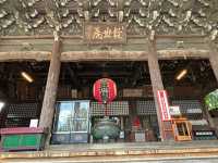 A magnificent temple with famous waterfall, Nachi Falls and a three-story pagod