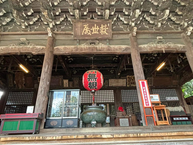 A magnificent temple with famous waterfall, Nachi Falls and a three-story pagod