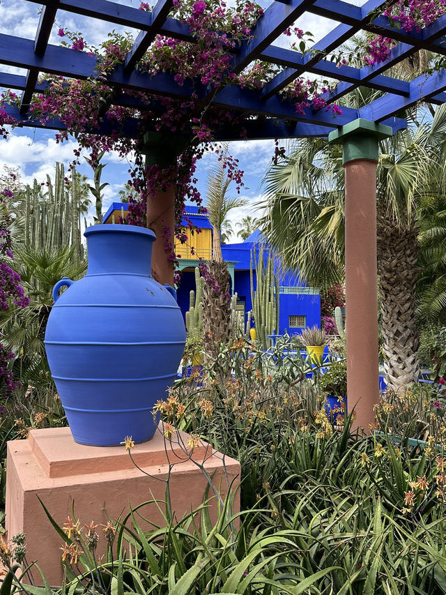 The Majorelle Garden in Marrakech is a true bliss for lovers of nature and art.