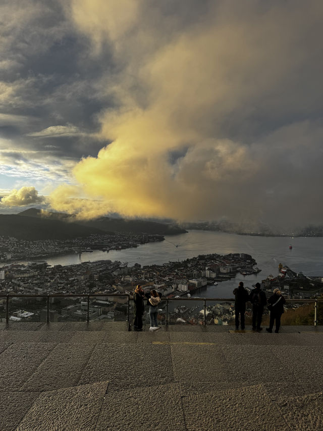 An AMAZING view from Bergen: a MUST-SEE