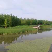 Fangshan Red Scarf Park, water world in the heart of the city