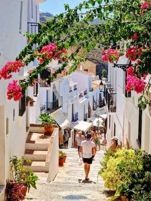 🌿 White Walls, Blue Skies – Frigiliana, Spain