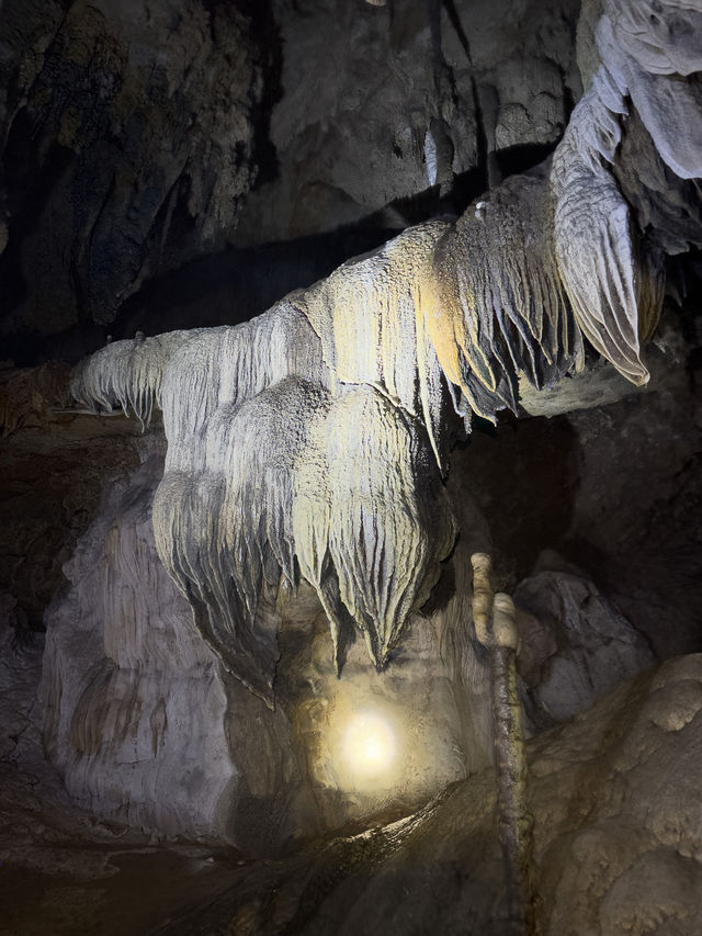 Maze of one of the biggest caves in Southern Thailand