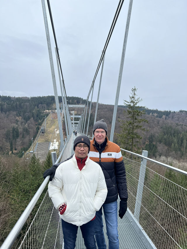 Above the trees, beyond the ordinary — welcome to Skywalk Willingen 🇩🇪🌉🌲 