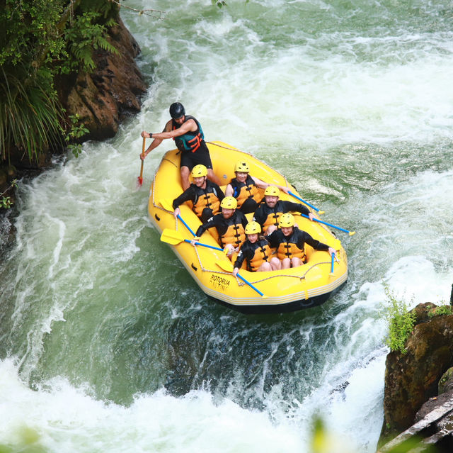 The Absolute Ride Of My Life At Rotorua Rafting, The Highest Raft-able Waterfall In the World!