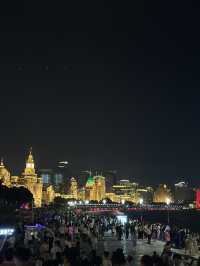 Magnificent night view of the Bund