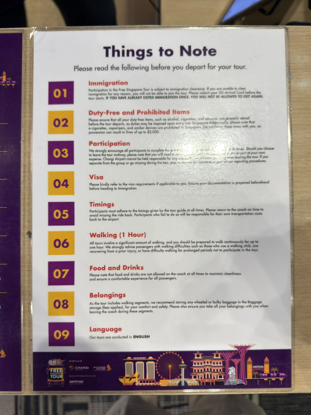 Free Singapore Stopover Program✨