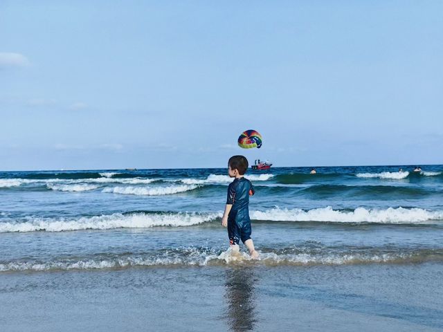 海陵島｜帶娃去挖貝殼