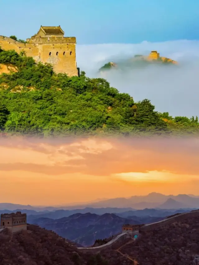 Atop the Great Wall, one can explore the secrets of the panoramic viewing platform