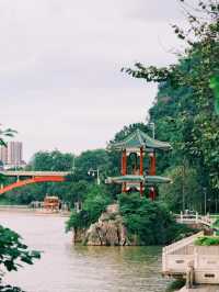 柳州旅遊|江濱公園|老城區的靚麗風景線