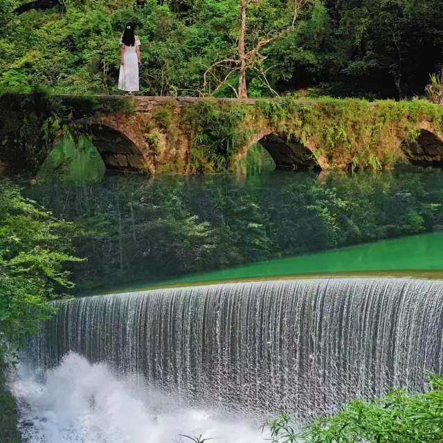 Travel guide made after coming back from the lush green waterfalls of Xiaoqikong