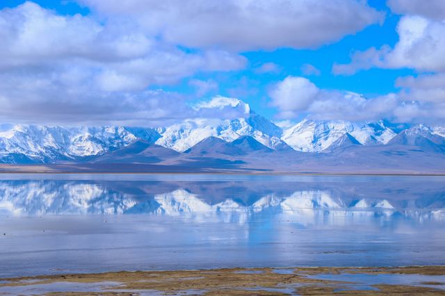 自駕新藏線上的風景 雪山冰川湖泊。